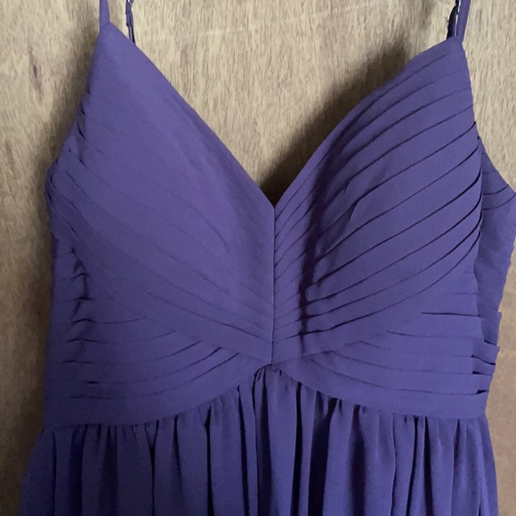 Azazie Plum Bridesmaid Dress - Picture 4 of 11